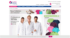 Desktop Screenshot of clinicdress.at